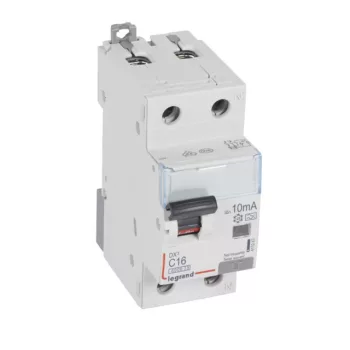   Legrand 411043 DX3 Áramvédős kismegszakító (Kombi Fi-relé) 1+N, C karakterisztika, 16A, 10mA, 6 kA, A osztály
