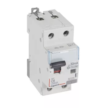   Legrand 411102 DX3 Áramvédős kismegszakító (Kombi Fi-relé) 1+N, C karakterisztika, 6A, 30mA, 6 kA, Hpi osztály