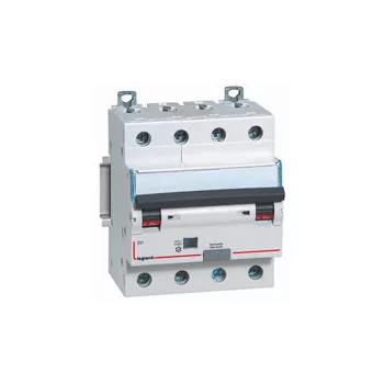   Legrand 411245 DX3 Áramvédős kismegszakító (Kombi Fi-relé) 3+N, C karakterisztika, 20A, 30mA, 6 kA, Hpi osztály