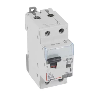   Legrand 411294 DX3 Áramvédős kismegszakító (Kombi Fi-relé) 1+N, C karakterisztika, 10A, 30mA, 10 kA, A osztály