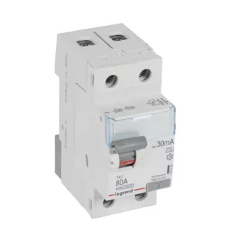   Legrand 411562 TX3 Áram-védőkapcsoló (Fi-relé) A osztály, 2P, 80A, 30mA