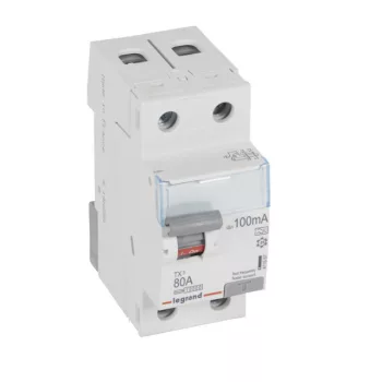   Legrand 411567 TX3 Áram-védőkapcsoló (Fi-relé) A osztály, 2P, 80A, 100mA
