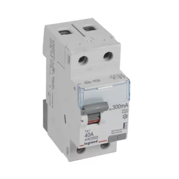  Legrand 411575 TX3 Áram-védőkapcsoló (Fi-relé) A osztály, 2P, 40A, 300mA