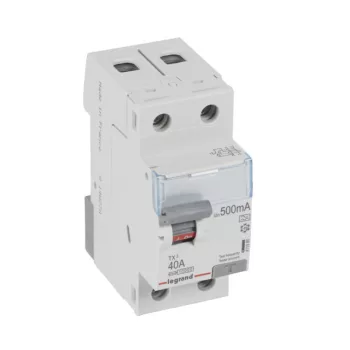   Legrand 411580 TX3 Áram-védőkapcsoló (Fi-relé) A osztály, 2P, 40A, 500mA