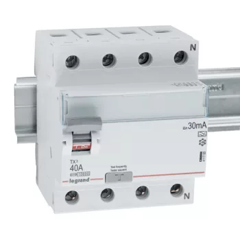   Legrand 411765 TX3 Áram-védőkapcsoló (Fi-relé) A osztály, 4P, 40A, 30mA