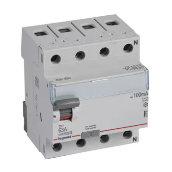   Legrand 411776 TX3 Áram-védőkapcsoló (Fi-relé) A osztály, 4P, 63A, 100mA