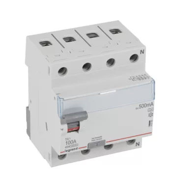   Legrand 411798 TX3 Áram-védőkapcsoló (Fi-relé) A osztály, 4P, 100A, 500mA