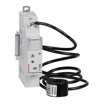   Legrand Netatmo 412015 CX3 okos fogyasztásmérő 1 modul széles; 1 db zárt áramváltóval szállítva. Ipn = 80A