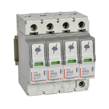   Legrand 412243 Túlfeszültség-levezető T2 40KA 4P ( Legrand 412243 )
