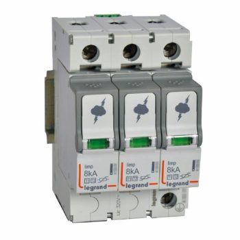   Legrand 412252 Túlfeszültség-levezető T1+T2 8KA 3P ( Legrand 412252 )