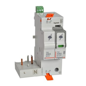   Legrand 412266 Túlfeszültség-levezető kiegészítő modullal T2 40KA 1P+N NR +SD ( Legrand 412266 )