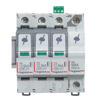  Legrand 412277 Túlfeszültség-levezető T1+T2 12,5KA 3P+N NR +SD ( Legrand 412277 )