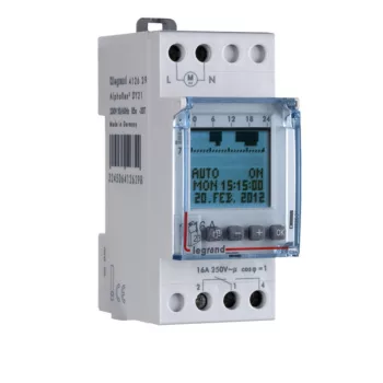   Legrand 412629 AlphaRex DY21 éves programkapcsoló 1 csatornás 84 program ( Legrand 412629 )