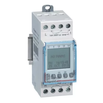   Legrand 412630 AlphaRex DY21 éves programkapcsoló 2 csatornás 2x84 program ( Legrand 412630 )