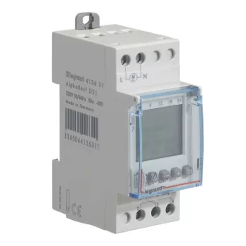   Legrand 412631 AlphaRex D21 heti programkapcsoló 1 csatornás 56 program ( Legrand 412631 )