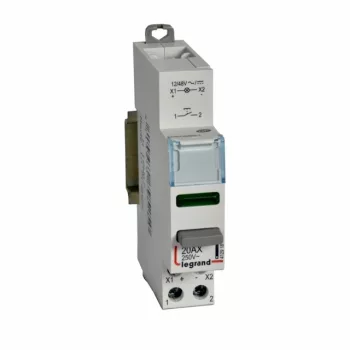   Legrand 412918 CX3 moduláris nyomógomb 1Z + zöld LED 12/48V ~/= ( Legrand 412918 )