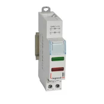   Legrand 412941 CX3 moduláris jelzőlámpa dupla LED piros + zöld 12/48V ~ ( Legrand 412941 )