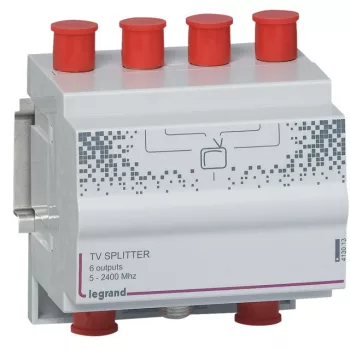   Legrand 413013 TV koax elosztó, 1 bemenet, 4 DIN modul ( Legrand 413013 )