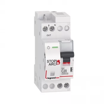   Legrand 415932 DX3 Stop Arc Íveszárlat érzékelő kismegszakító C20 6000A alsó betáp BIC ( Legrand 415932 )