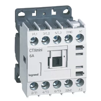   Legrand 417019 CTX3 Mini ip. mágneskapcs. 3P 6A 1NY 415V AC ( Legrand 417019 )
