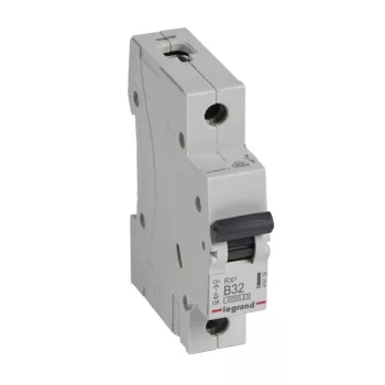   Legrand, RX3, 419139, Kismegszakító 1P,32A, B karakterisztika, 6 kA, RX3 (Legrand 419139)