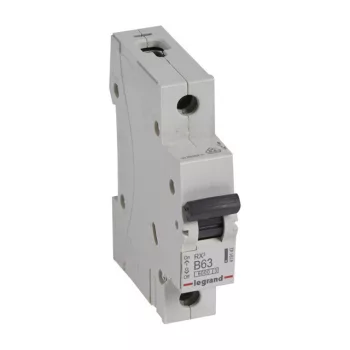   Legrand, RX3, 419142, Kismegszakító 1P,63A, B karakterisztika, 6 kA, RX3 (Legrand 419142)