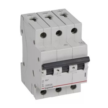   Legrand, RX3, 419168, Kismegszakító 3P,13A, B karakterisztika, 6 kA, RX3 (Legrand 419168)