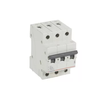   Legrand, RX3, 419170, Kismegszakító 3P,20A, B karakterisztika, 6 kA, RX3 (Legrand 419170)