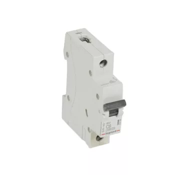   Legrand, RX3, 419199, Kismegszakító 1P,6A, C karakterisztika, 6 kA, RX3 (Legrand 419199)
