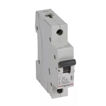   Legrand, RX3, 419201, Kismegszakító 1P,13A, C karakterisztika, 6 kA, RX3 (Legrand 419201)