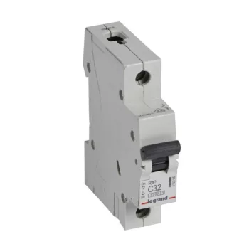   Legrand, RX3, 419205, Kismegszakító 1P,32A, C karakterisztika, 6 kA, RX3 (Legrand 419205)