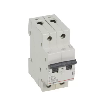   Legrand, RX3, 419227, Kismegszakító 2P,32A, C karakterisztika, 6 kA, RX3 (Legrand 419227)