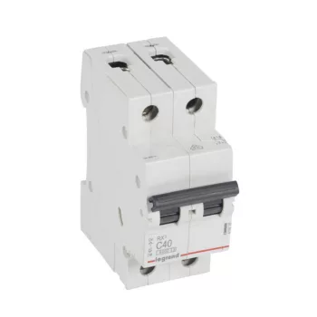   Legrand, RX3, 419228, Kismegszakító 2P,40A, C karakterisztika, 6 kA, RX3 (Legrand 419228)