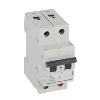   Legrand, RX3, 419229, Kismegszakító 2P,50A, C karakterisztika, 6 kA, RX3 (Legrand 419229)