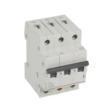   Legrand, RX3, 419234, Kismegszakító 3P,13A, C karakterisztika, 6 kA, RX3 (Legrand 419234)