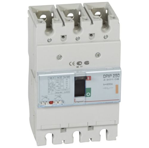 Legrand 420208 DPX3 250 200A 3P termikus mágneses 25kA kompakt megszakító ( Legrand 420208 )