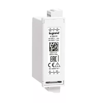   Legrand 422691 2 potenciálfüggetlen NO relé kimenet 5 A 250 V~ Advanced forrásátkapcsoló automatikához ( Legrand 422691 )