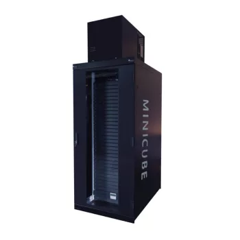   Legrand 446170 Minicube szekrény 32U SZÉL: 800 MÉLY: 1200 MAG: 2280 klímával pduval és upssel szerlt antracit üvegajtós 2kW LCS3 ( Legrand 446170 )