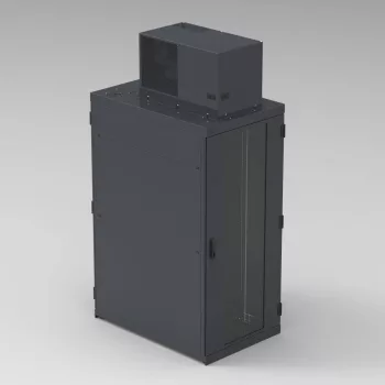   Legrand 446171 Minicube szekrény 31U SZÉL: 800 MÉLY: 1200 MAG: 2280 klímával pduval és upssel szerlt antracit üvegajtós 3,5kW LCS3 ( Legrand 446171 )