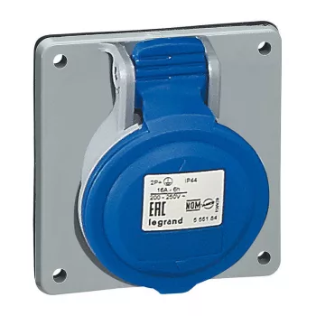   Legrand 555185 P17 Tempra Pro Dafbe163k09230V IP44 döntött aljzat ( Legrand 555185 )
