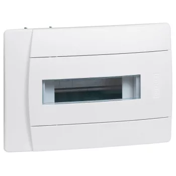   Legrand 601111 Practibox süllyesztett kiselosztó átlátszó ajtóval 1s 8mod ( Legrand 601111 )