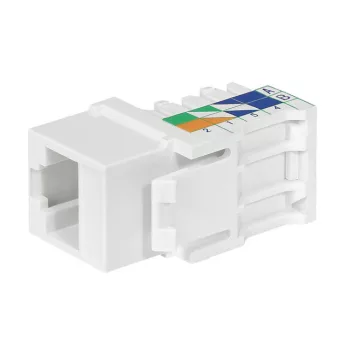   Legrand 632703 RJ45 Keystone port Cat5e árnyékolatlan (UTP) C110 csatlakozós 180° 100MHz 1Gigabit ( Legrand 632703 )