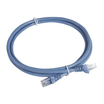   Legrand 632751 patch kábel RJ45-RJ45 Cat6 árnyékolatlan (U/UTP) PVC 1,5 méter világos kék d: 6mm AWG24 Linkeo ( Legrand 632751 )