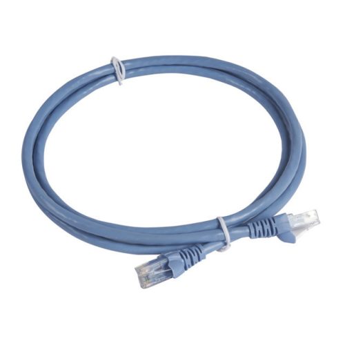 Legrand 632751 patch kábel RJ45-RJ45 Cat6 árnyékolatlan (U/UTP) PVC 1,5 méter világos kék d: 6mm AWG24 Linkeo ( Legrand 632751 )