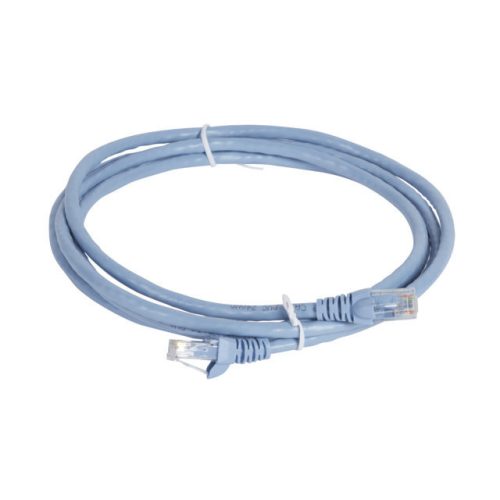 Legrand 632752 patch kábel RJ45-RJ45 Cat6 árnyékolatlan (U/UTP) PVC 2 méter világos kék d: 6mm AWG24 Linkeo ( Legrand 632752 )