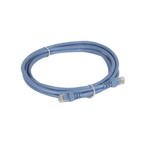 Legrand 632753 patch kábel RJ45-RJ45 Cat6 árnyékolatlan (U/UTP) PVC 3 méter világos kék d: 6mm AWG24 Linkeo ( Legrand 632753 )