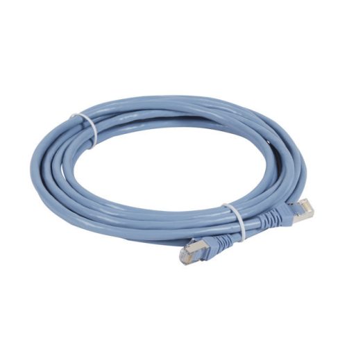 Legrand 632763 patch kábel RJ45-RJ45 Cat6 árnyékolt (F/UTP) PVC 5 méter világos kék d: 6mm AWG26 Linkeo ( Legrand 632763 )