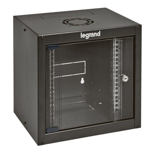 Legrand 646230 fali rackszekrény 10'' 6U MAG: 362 SZÉL: 320 MÉLY: 300 antracit egyrészes üvegajtós készre szerelet MAX: 12 kg Linkeo ( Legrand 646230 )