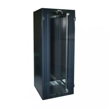   Legrand 646766 hálózati állószekrény 19'' 42U SZÉL: 800 MÉLY: 600 MAG: 2026 komplett antracit dupla üvegajtós MAX: 400 kg készreszerelt Linkeo ( Legrand 646766 )