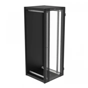   Legrand 646795 hálózati állószekrény 19'' 42U SZÉL: 800 MÉLY: 800 MAG: 2026 oldallap nélküli antracit szimpla üvegajtós MAX: 400 kg lapraszerelt Linkeo ( Legrand 646795 )